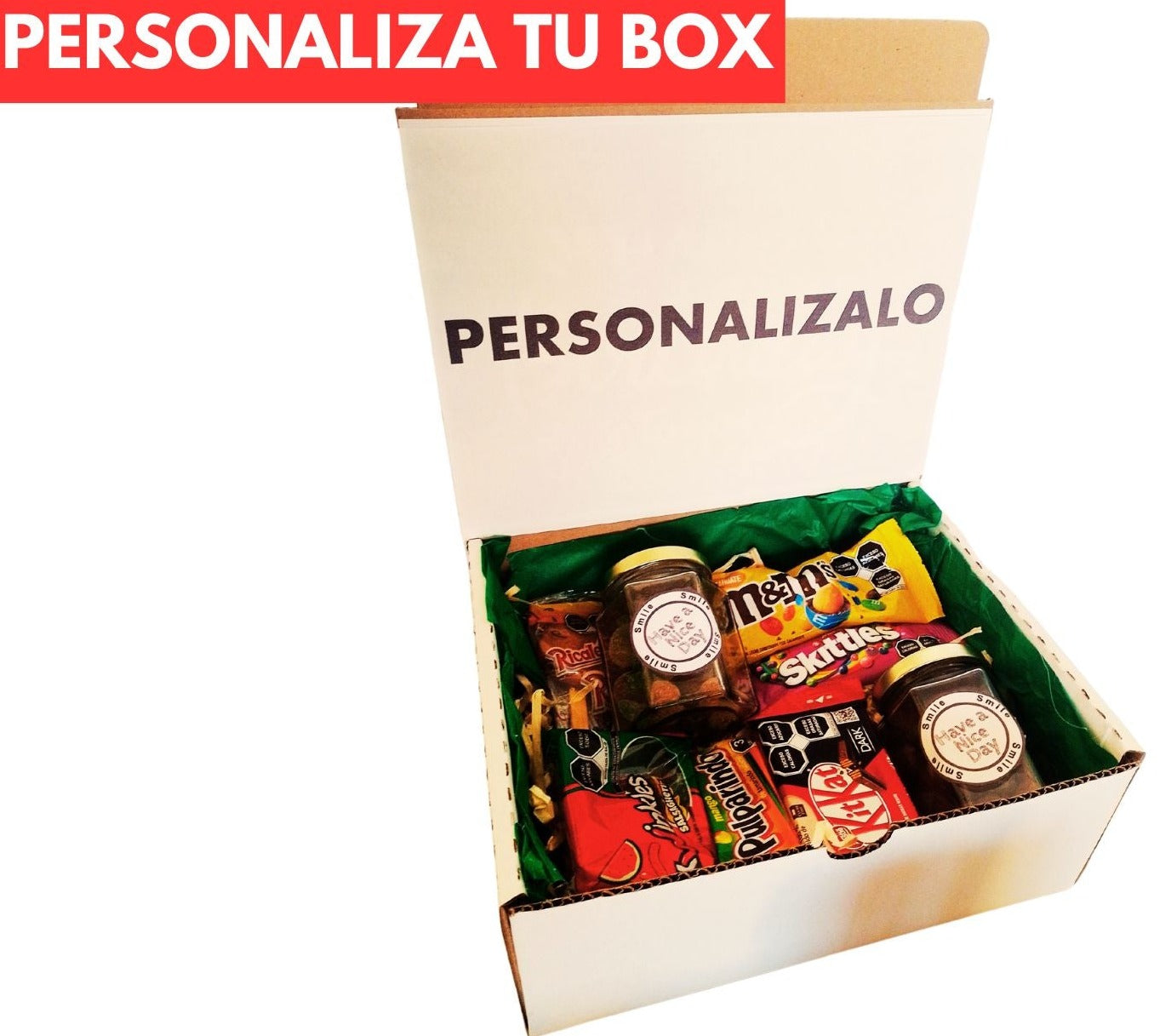 Personaliza Kit Botanas y Cajita Sorpresa - Grande