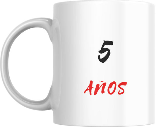 Taza Personalizada Feliz Aniversario