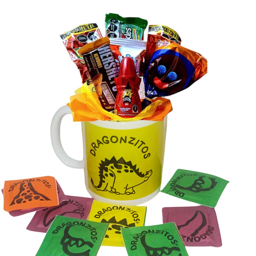 Taza con Dulces Drangozitos