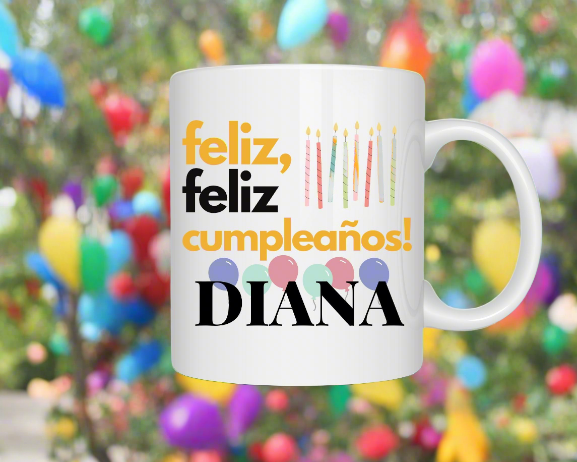 Taza Personalizada Feliz Cumpleaños