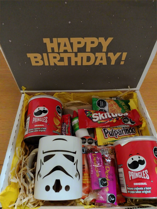 Box de la guerra de las galaxias, con taza de stormtrooper 